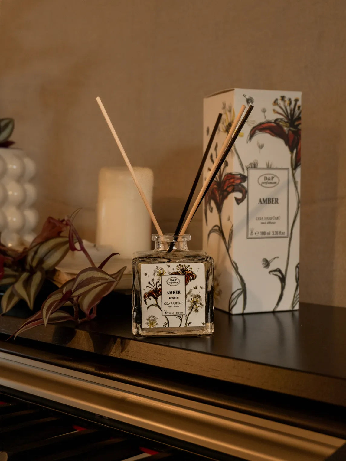 Amber Bamboo Reed Diffuser