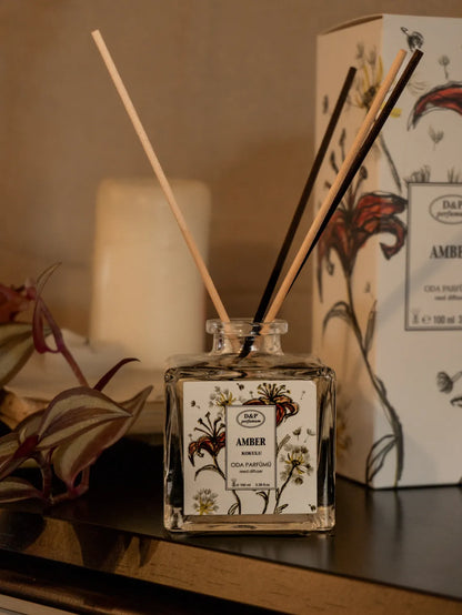 Amber Bamboo Reed Diffuser